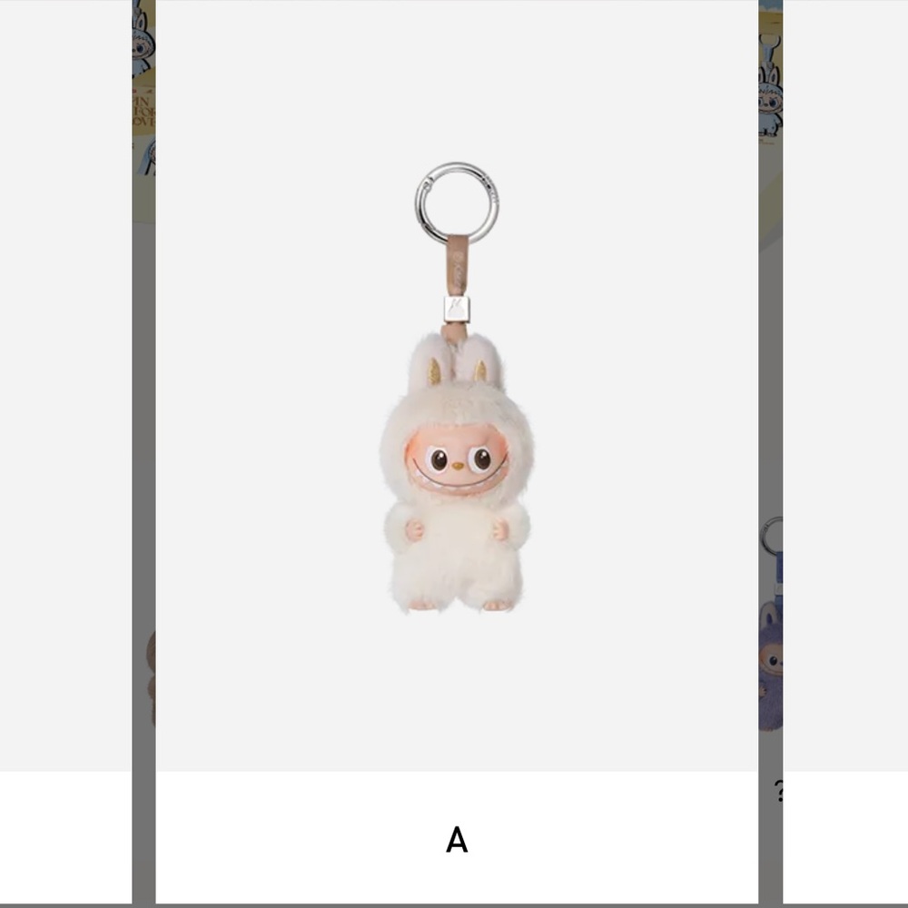 THE MONSTERS Pin For Love series in the style “A” (Labubu keychain)